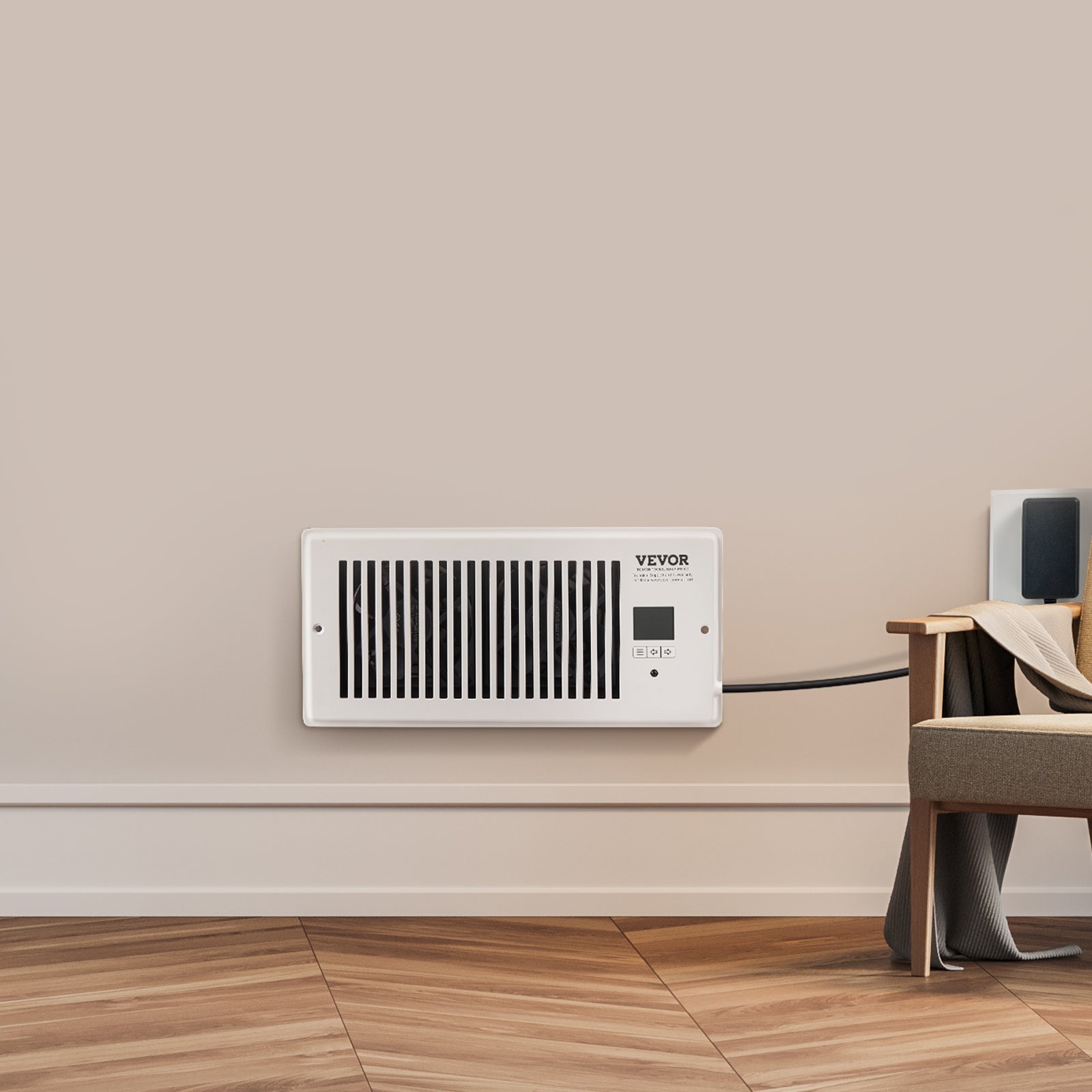 VEVOR Register Booster Fan – Remote & Thermostat Controlled