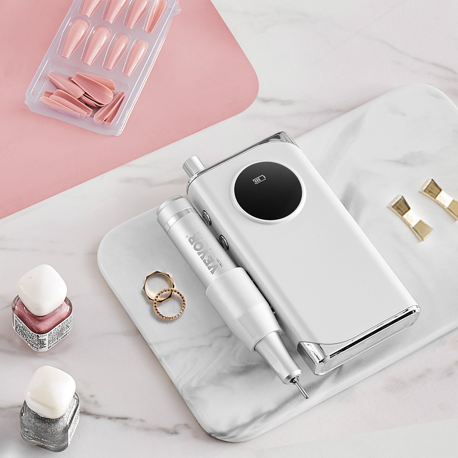 VEVOR Cordless Nail Drill – 40,000RPM