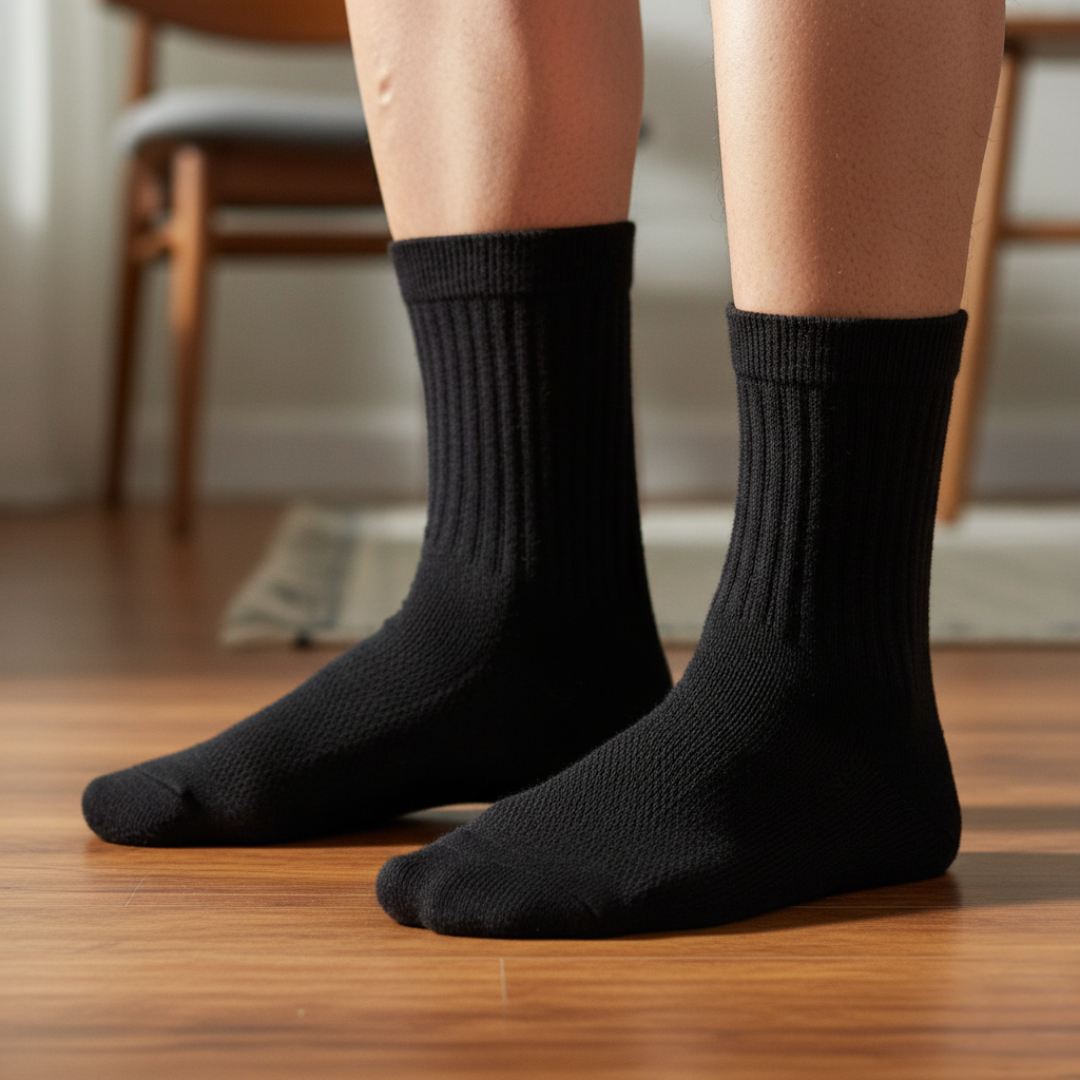 Comfortable Diabetic Egyptian Cotton Socks – Pack of 6 Pairs