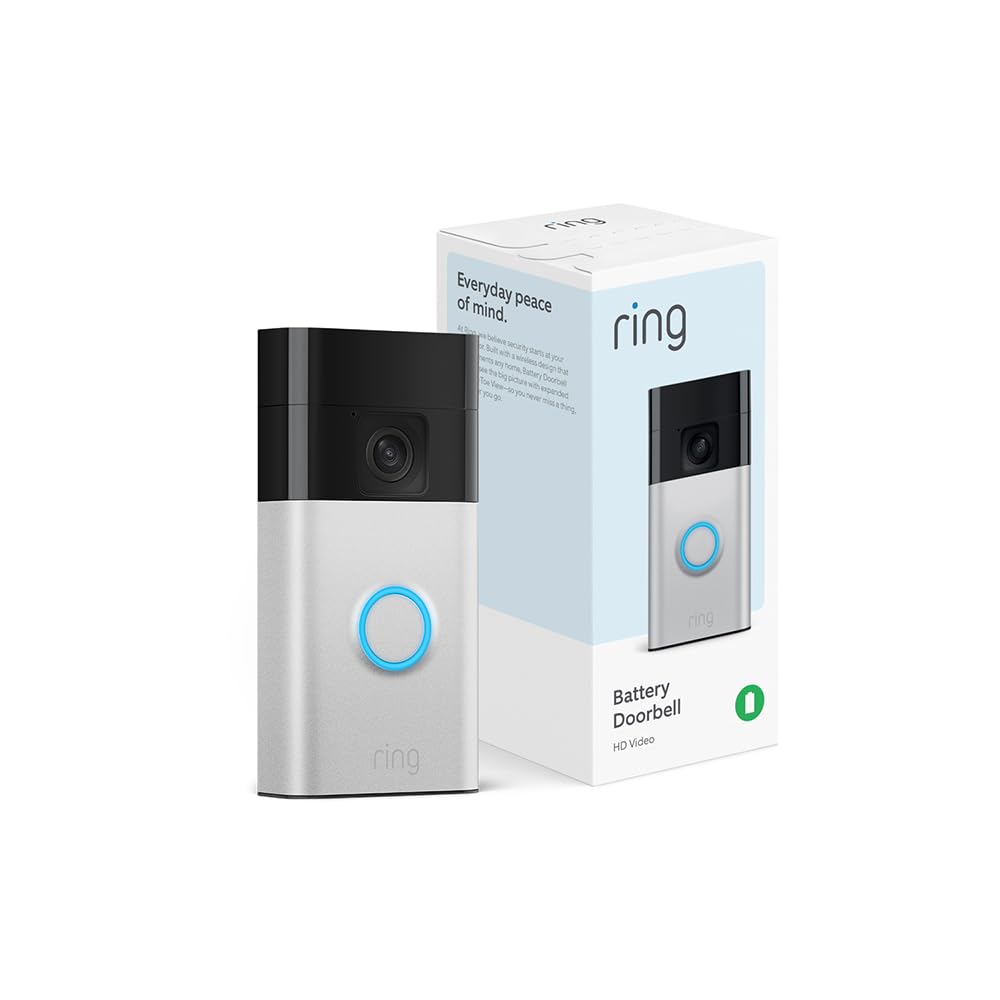 Ring Battery Doorbell | Home or business security with Head-to-Toe Video