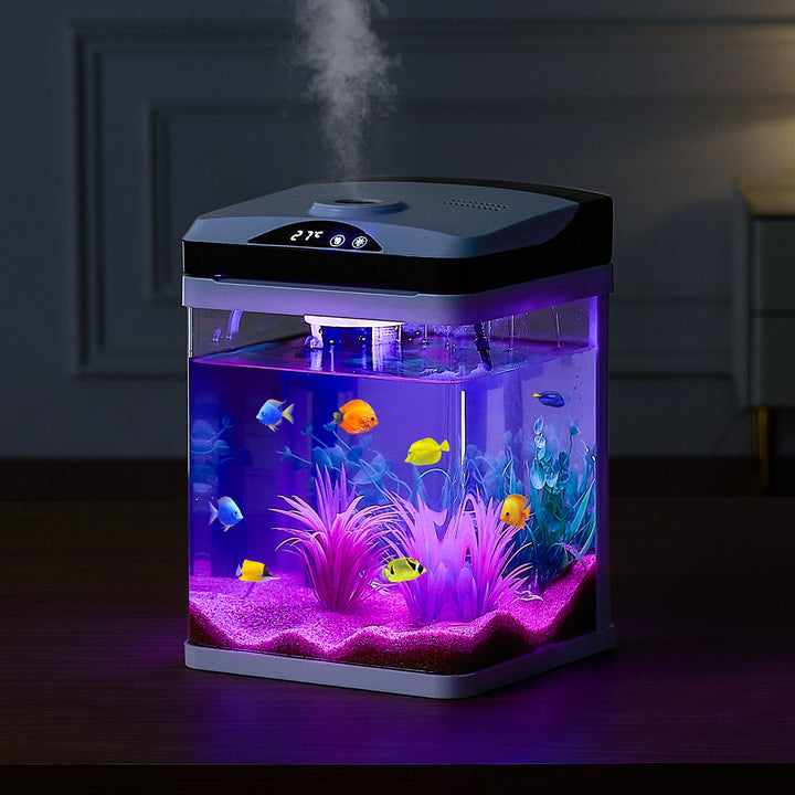 2-Gallon LED Smart Square Fish Tank