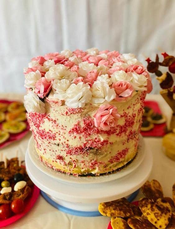 Kesoto 50pcs Red Roses Buds Artificial Flowers Bulk