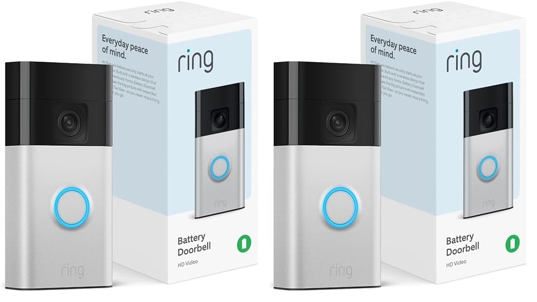 Ring Battery Doorbell | Home or business security with Head-to-Toe Video