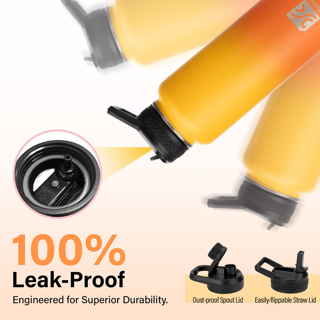 DYSANKY Insulated Vacuum Metal  Water Bottle