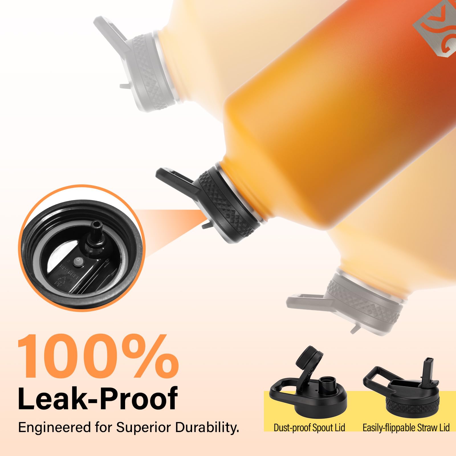 DYSANKY Insulated Vacuum Metal  Water Bottle