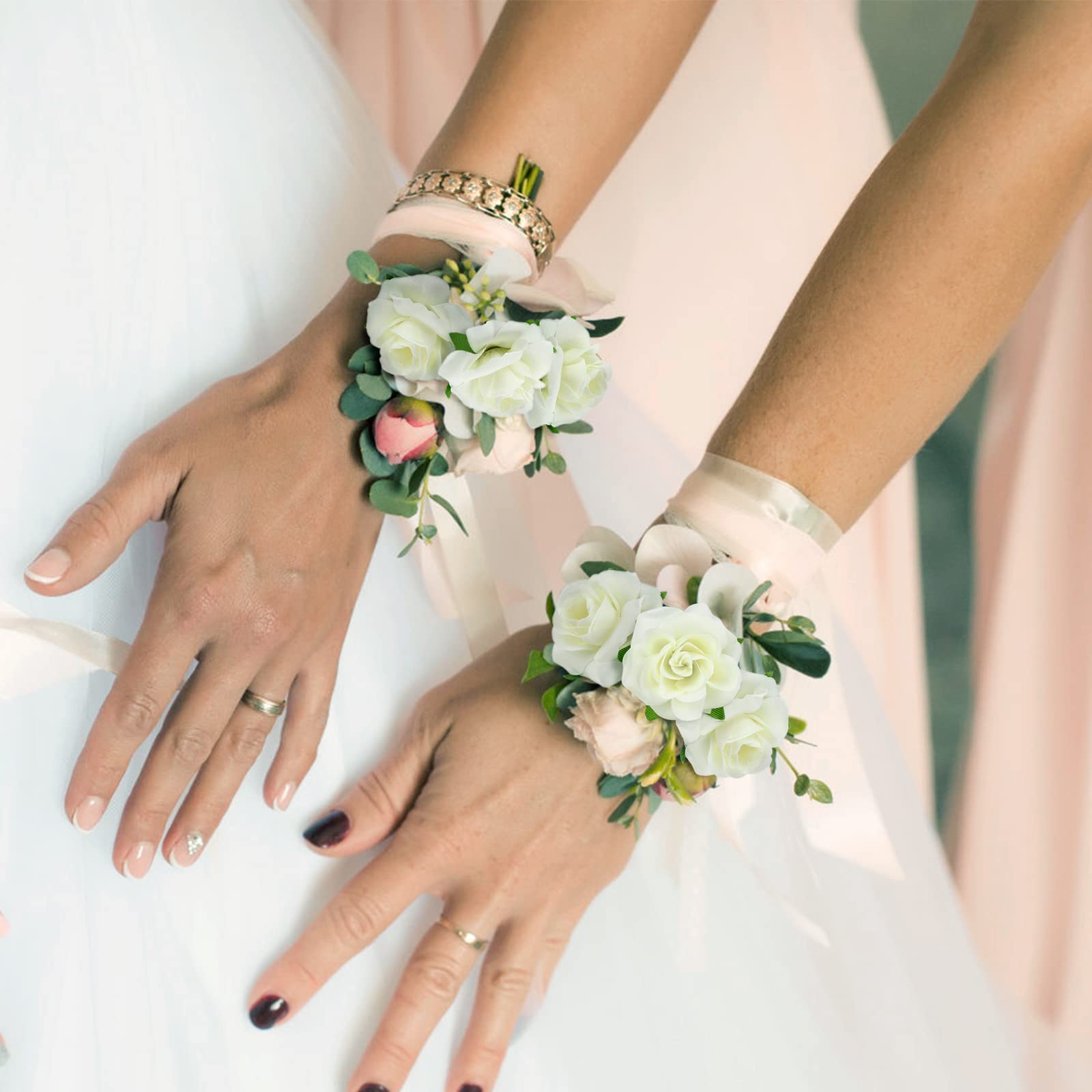 Kesoto 50pcs Red Roses Buds Artificial Flowers Bulk