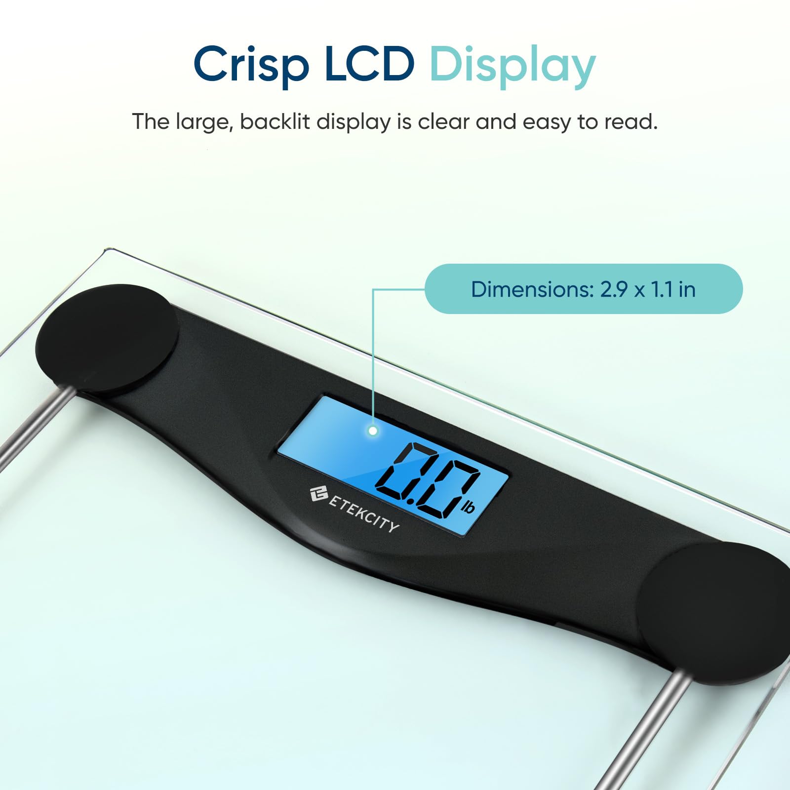 Etekcity Digital Body Weight Bathroom Scale, 400 Pounds