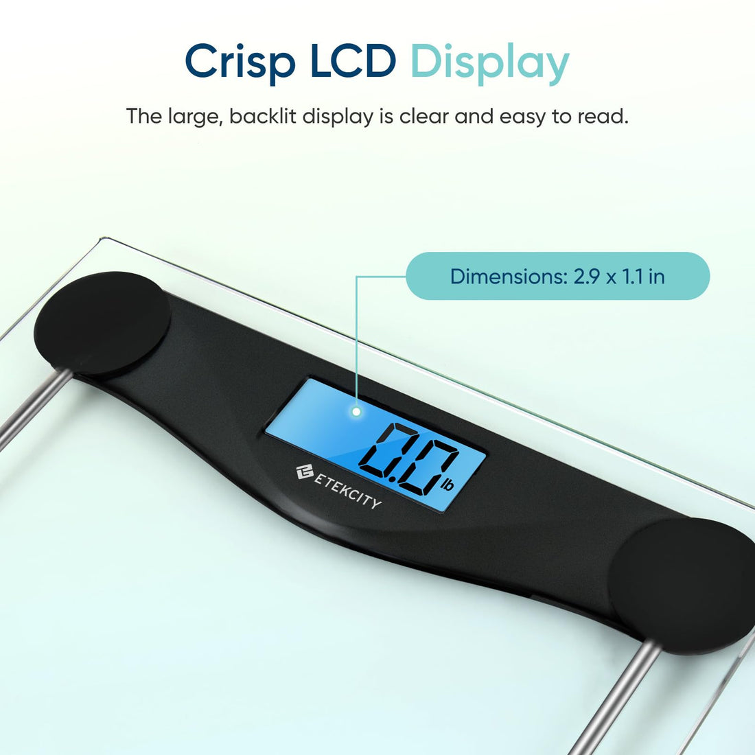 Etekcity Digital Body Weight Bathroom Scale, 400 Pounds