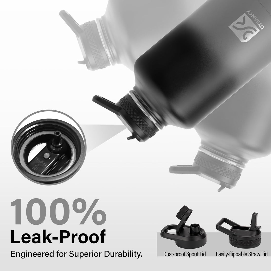 DYSANKY Insulated Vacuum Metal  Water Bottle