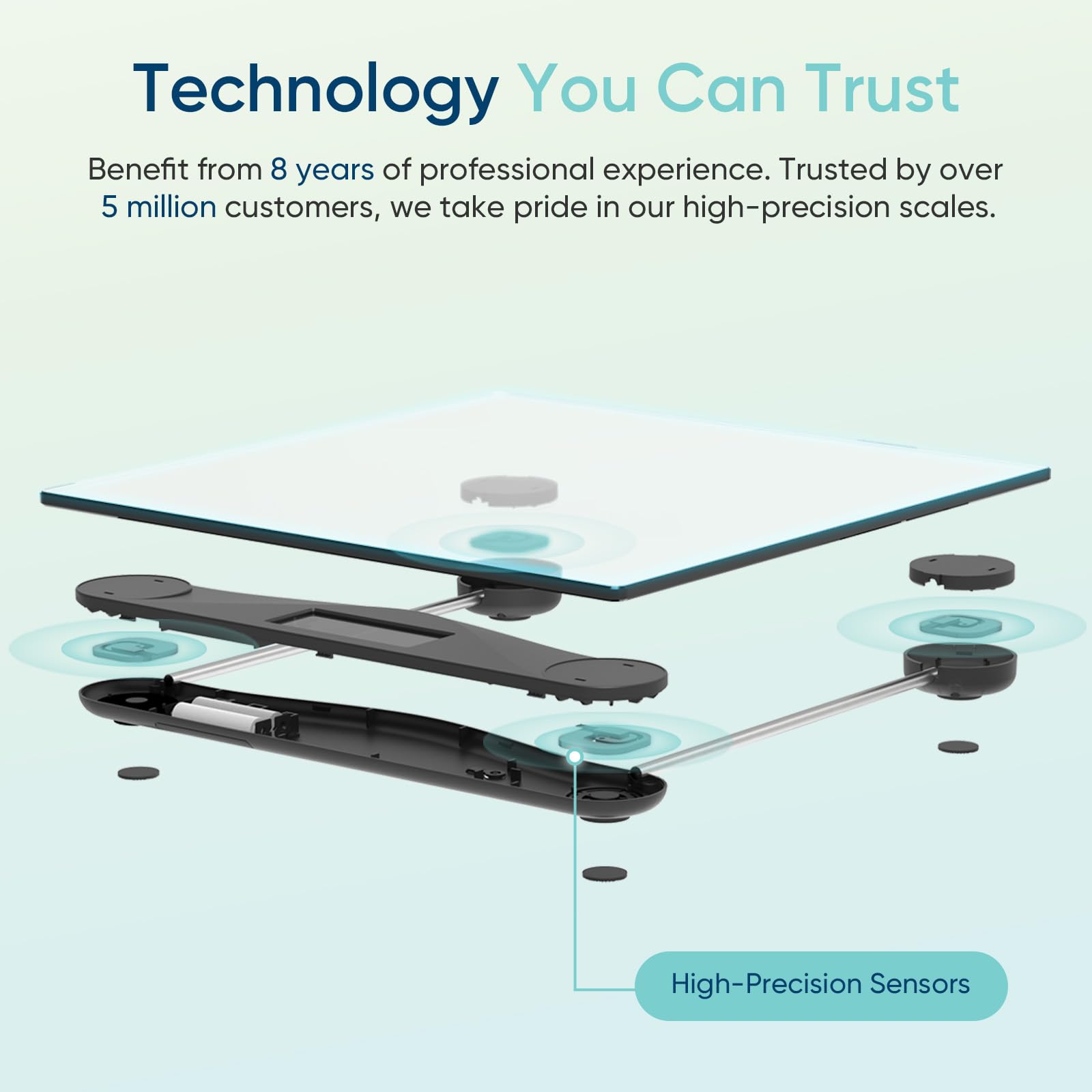 Etekcity Digital Body Weight Bathroom Scale, 400 Pounds