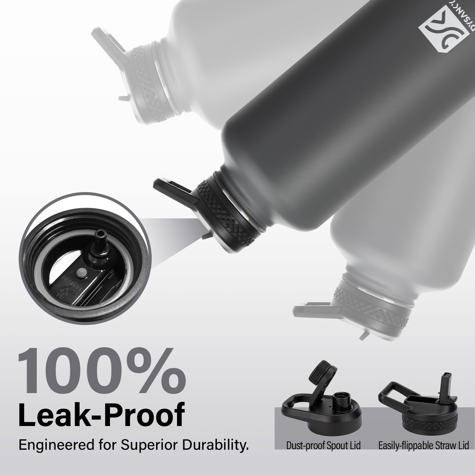 DYSANKY Insulated Vacuum Metal  Water Bottle