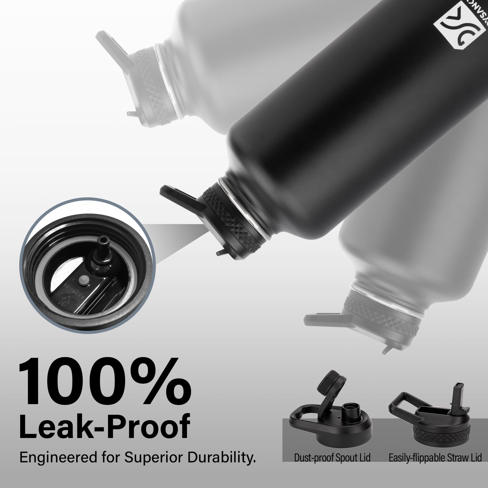 DYSANKY Insulated Vacuum Metal  Water Bottle