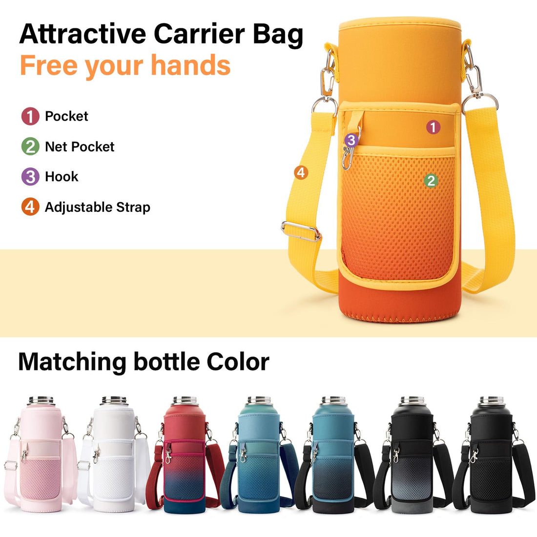 DYSANKY Insulated Vacuum Metal  Water Bottle