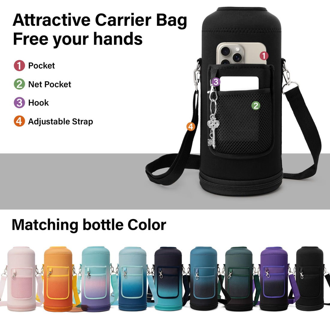 DYSANKY Insulated Vacuum Metal  Water Bottle