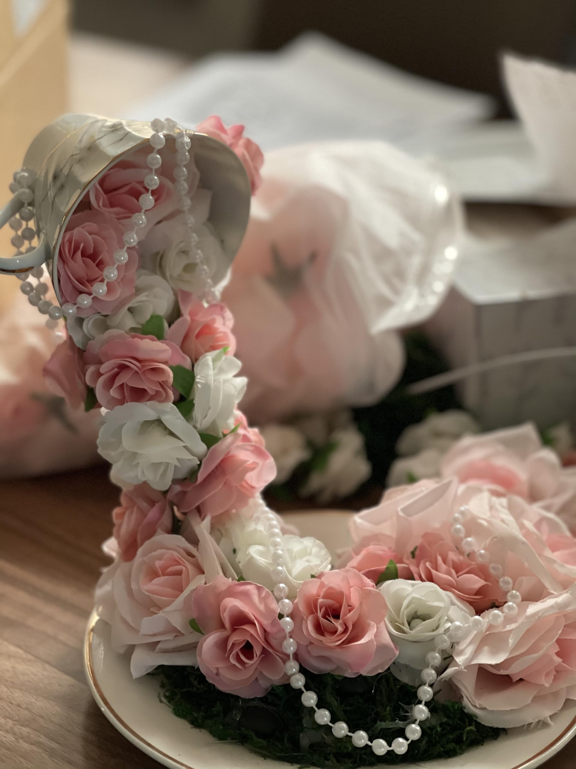 Kesoto 50pcs Red Roses Buds Artificial Flowers Bulk