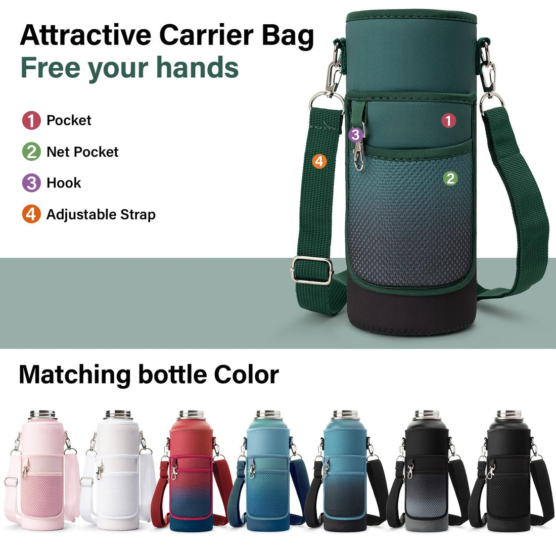 DYSANKY Insulated Vacuum Metal  Water Bottle