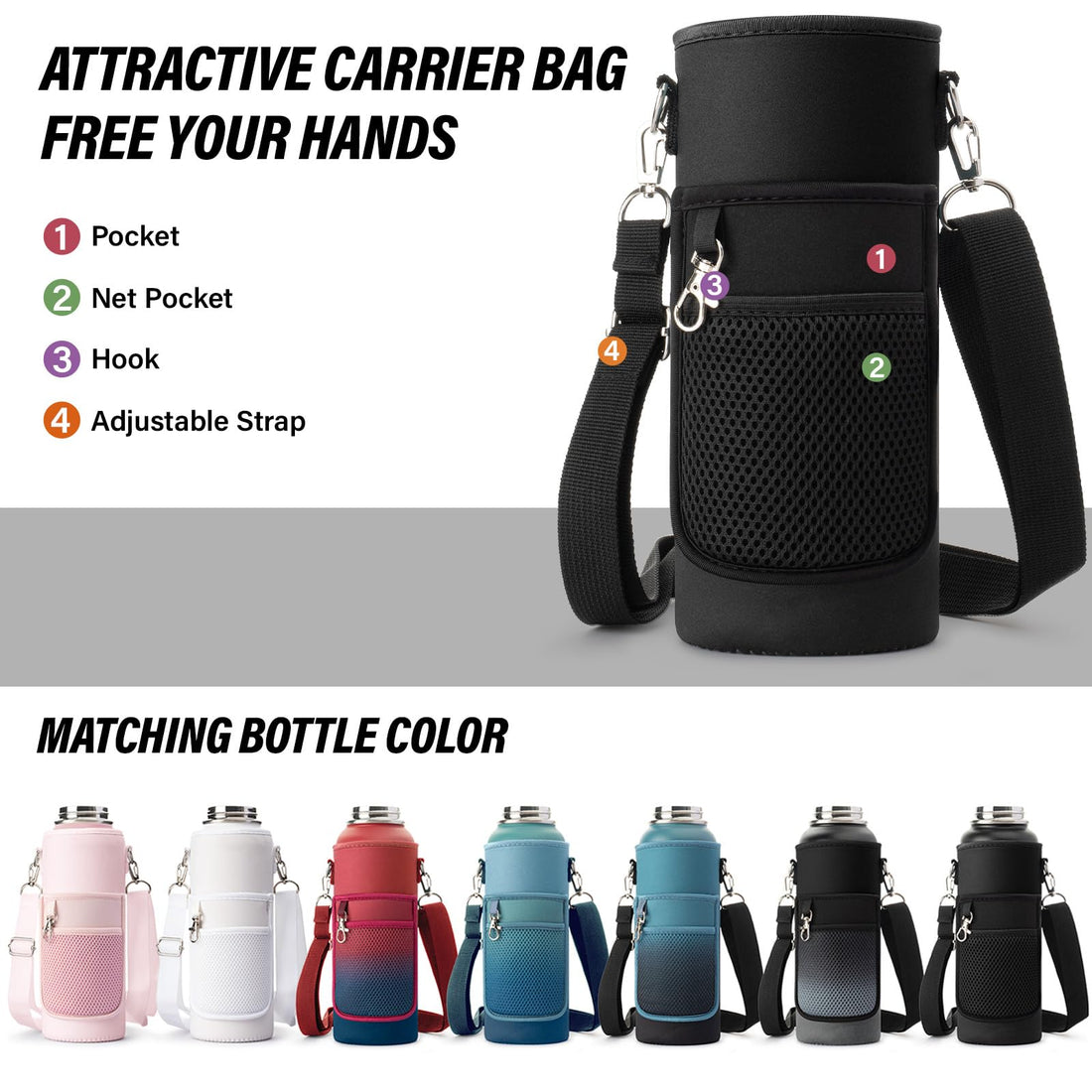 DYSANKY Insulated Vacuum Metal  Water Bottle