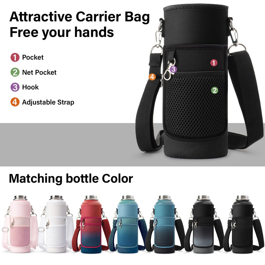 DYSANKY Insulated Vacuum Metal  Water Bottle