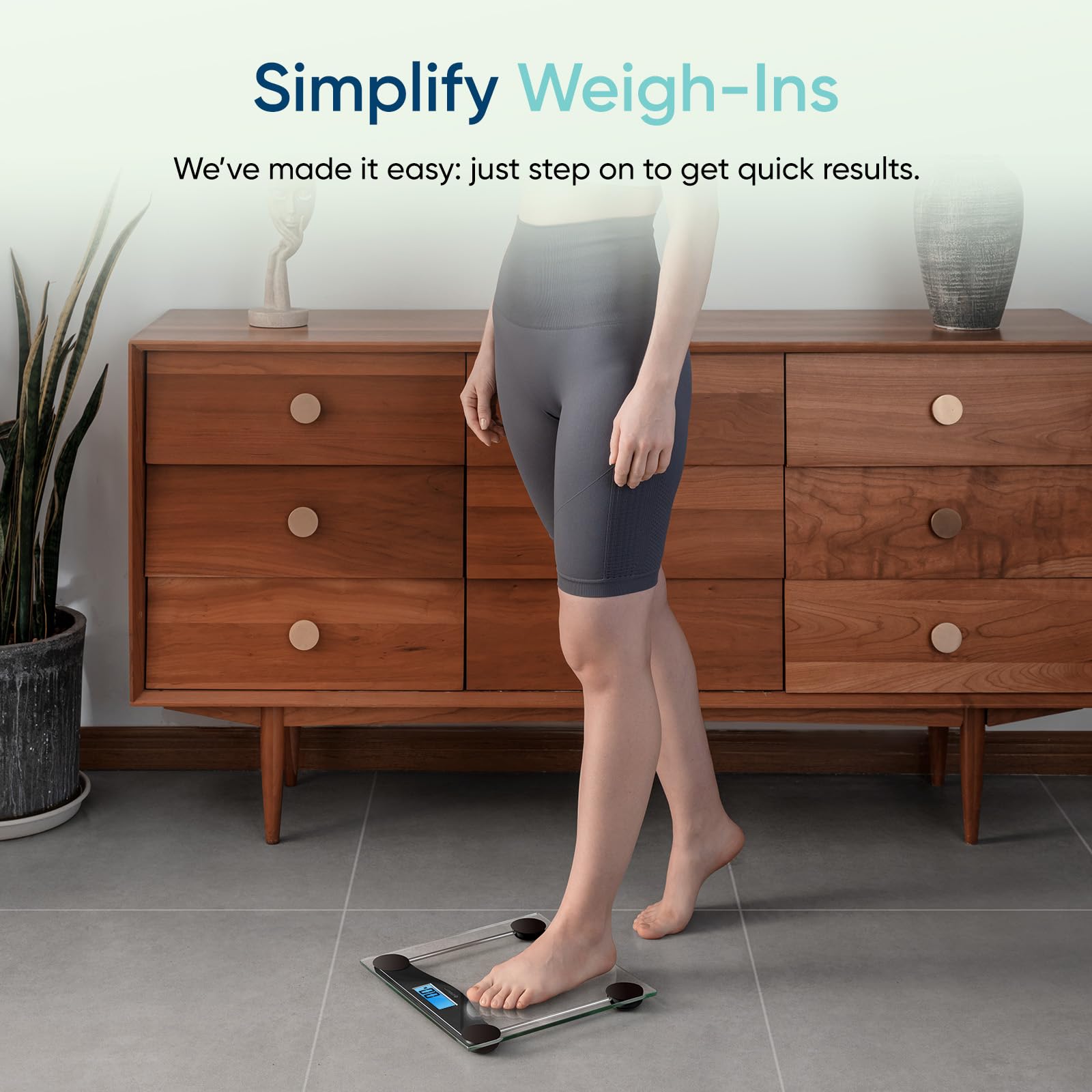 Etekcity Digital Body Weight Bathroom Scale, 400 Pounds