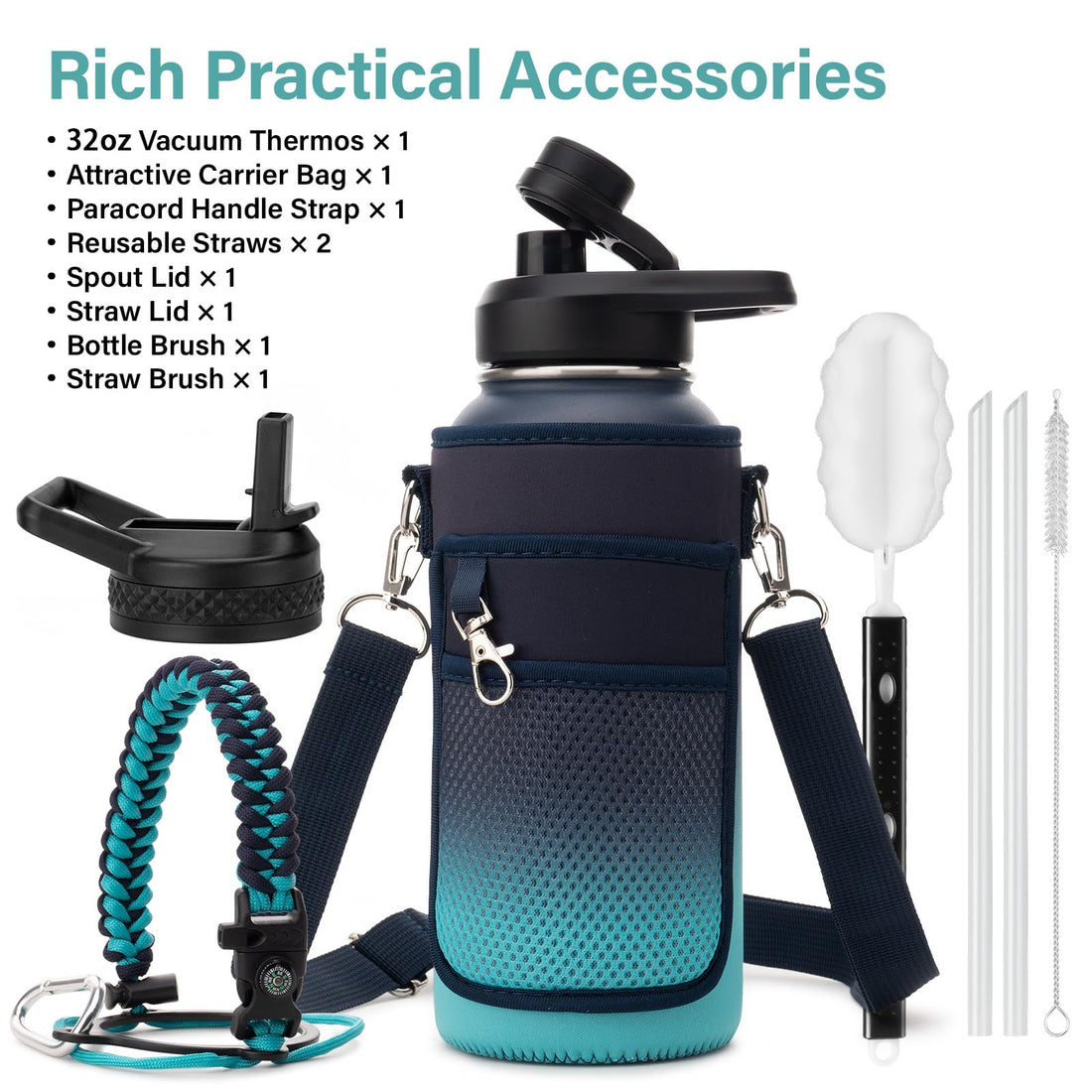 DYSANKY Insulated Vacuum Metal  Water Bottle