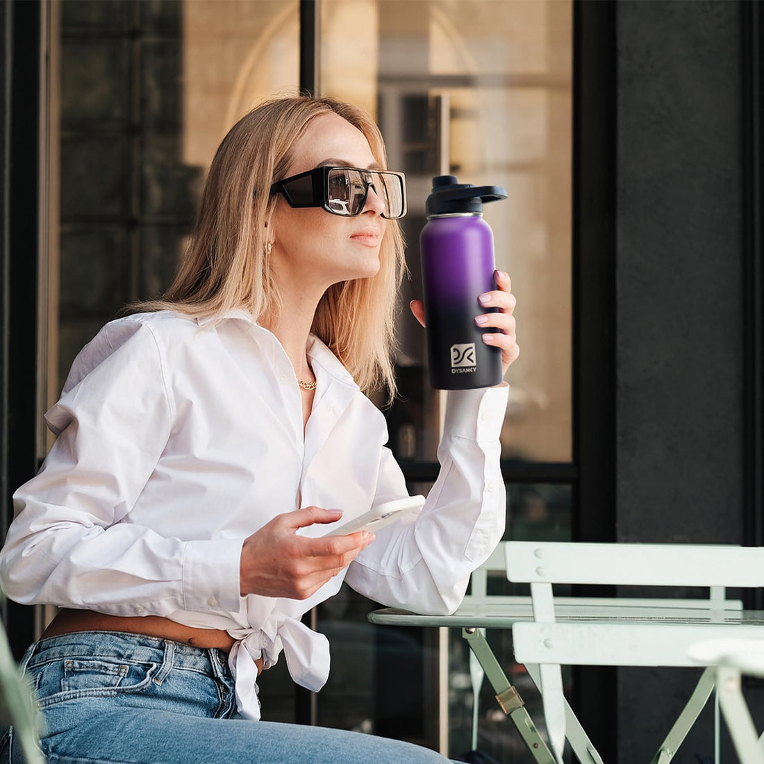 DYSANKY Insulated Vacuum Metal  Water Bottle