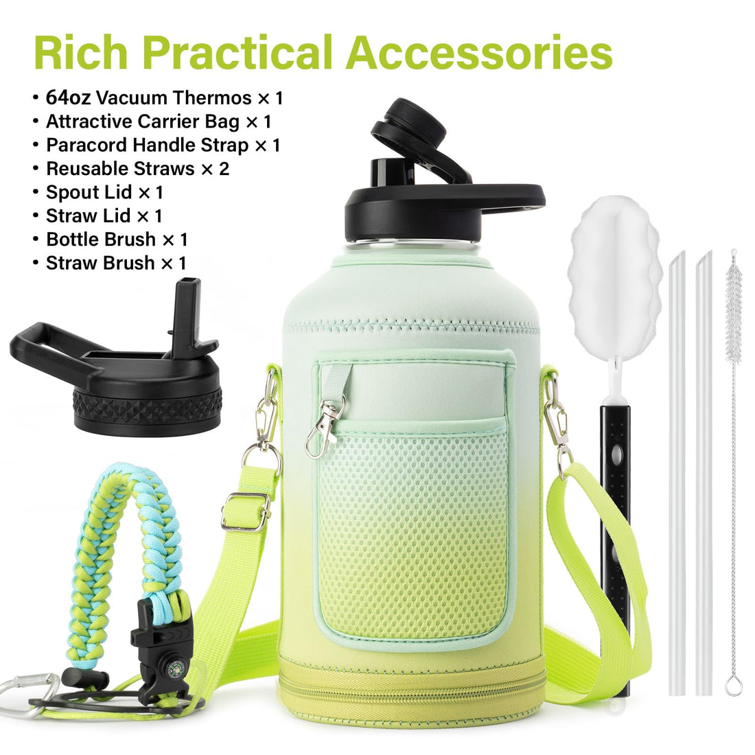 DYSANKY Insulated Vacuum Metal  Water Bottle