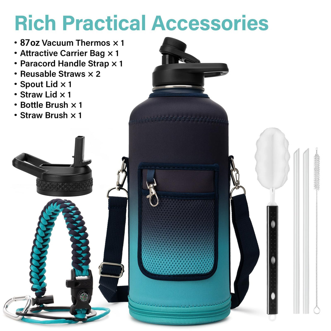 DYSANKY Insulated Vacuum Metal  Water Bottle