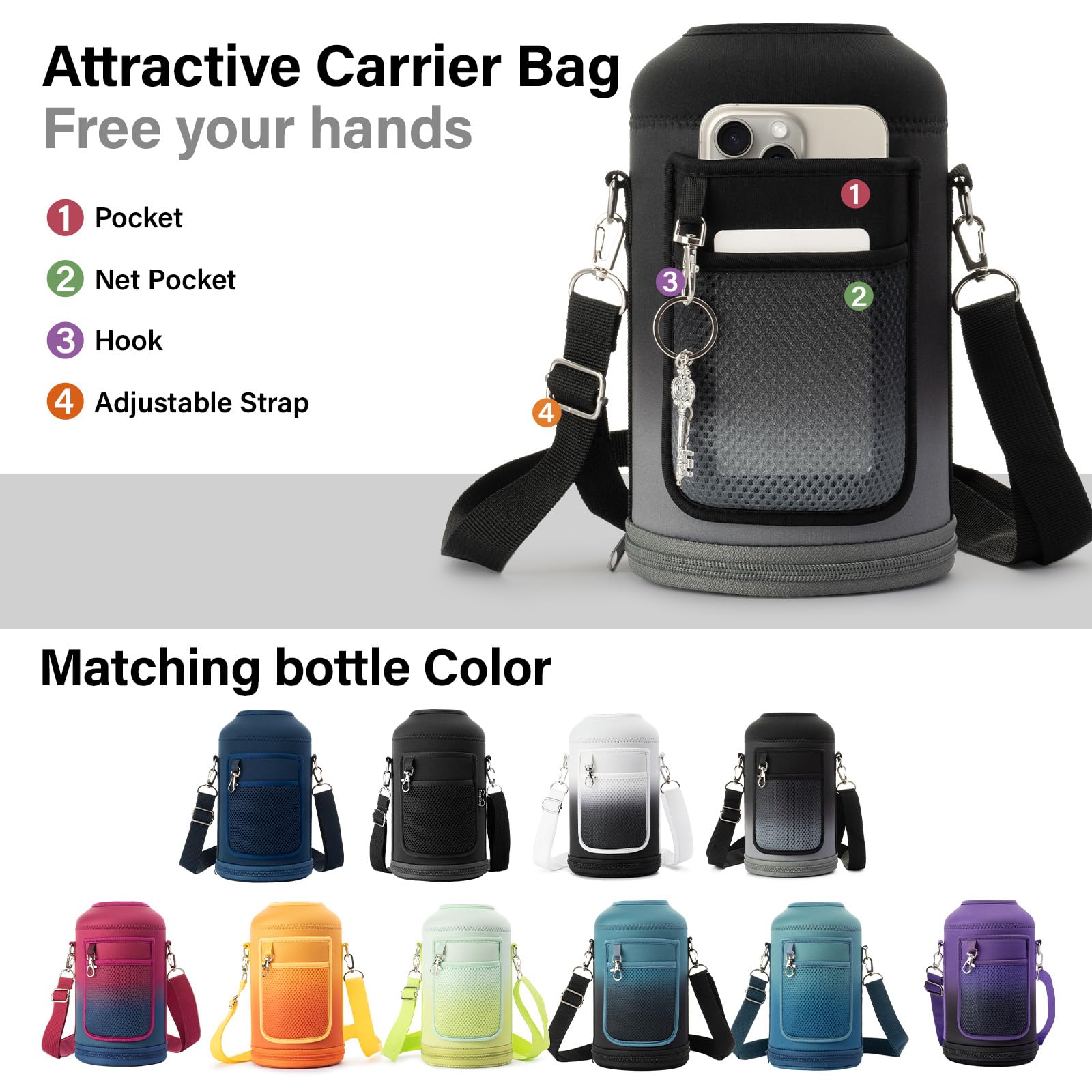 DYSANKY Insulated Vacuum Metal  Water Bottle