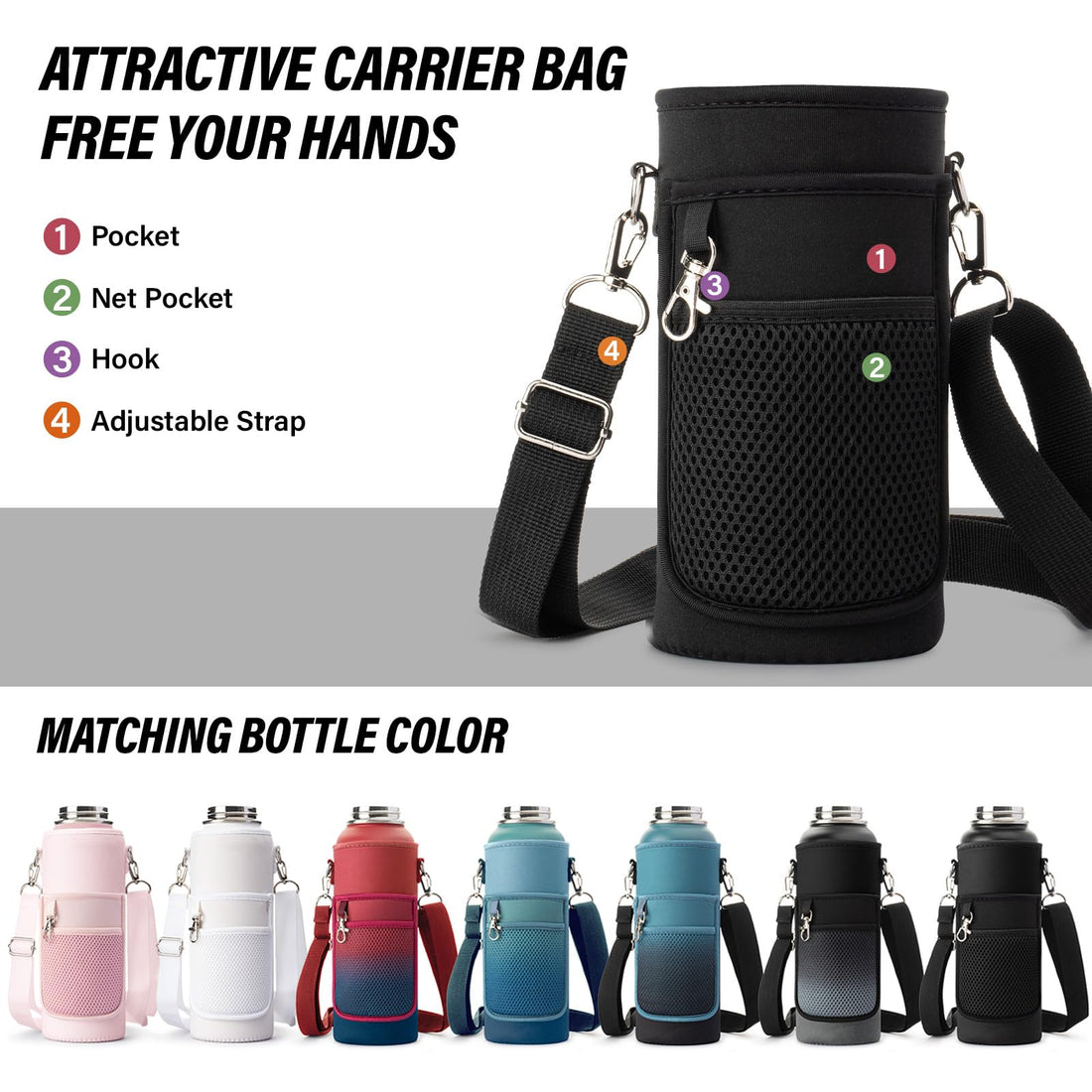 DYSANKY Insulated Vacuum Metal  Water Bottle