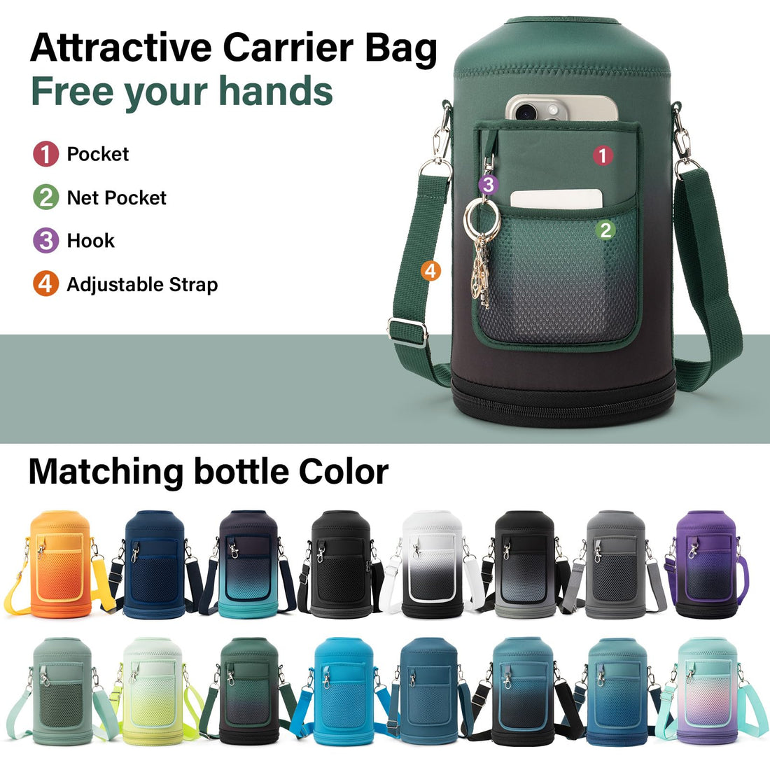 DYSANKY Insulated Vacuum Metal  Water Bottle