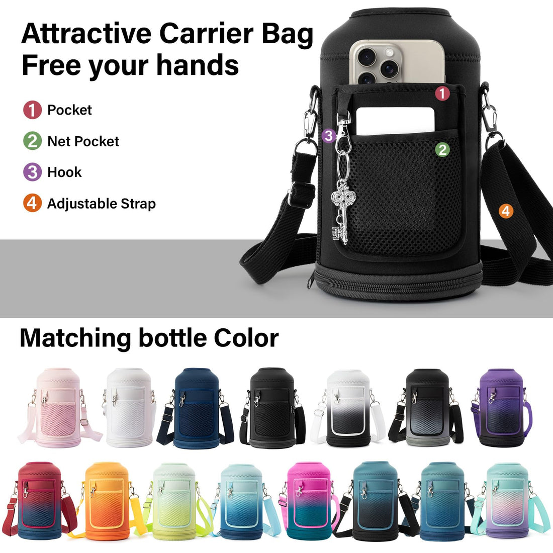 DYSANKY Insulated Vacuum Metal  Water Bottle