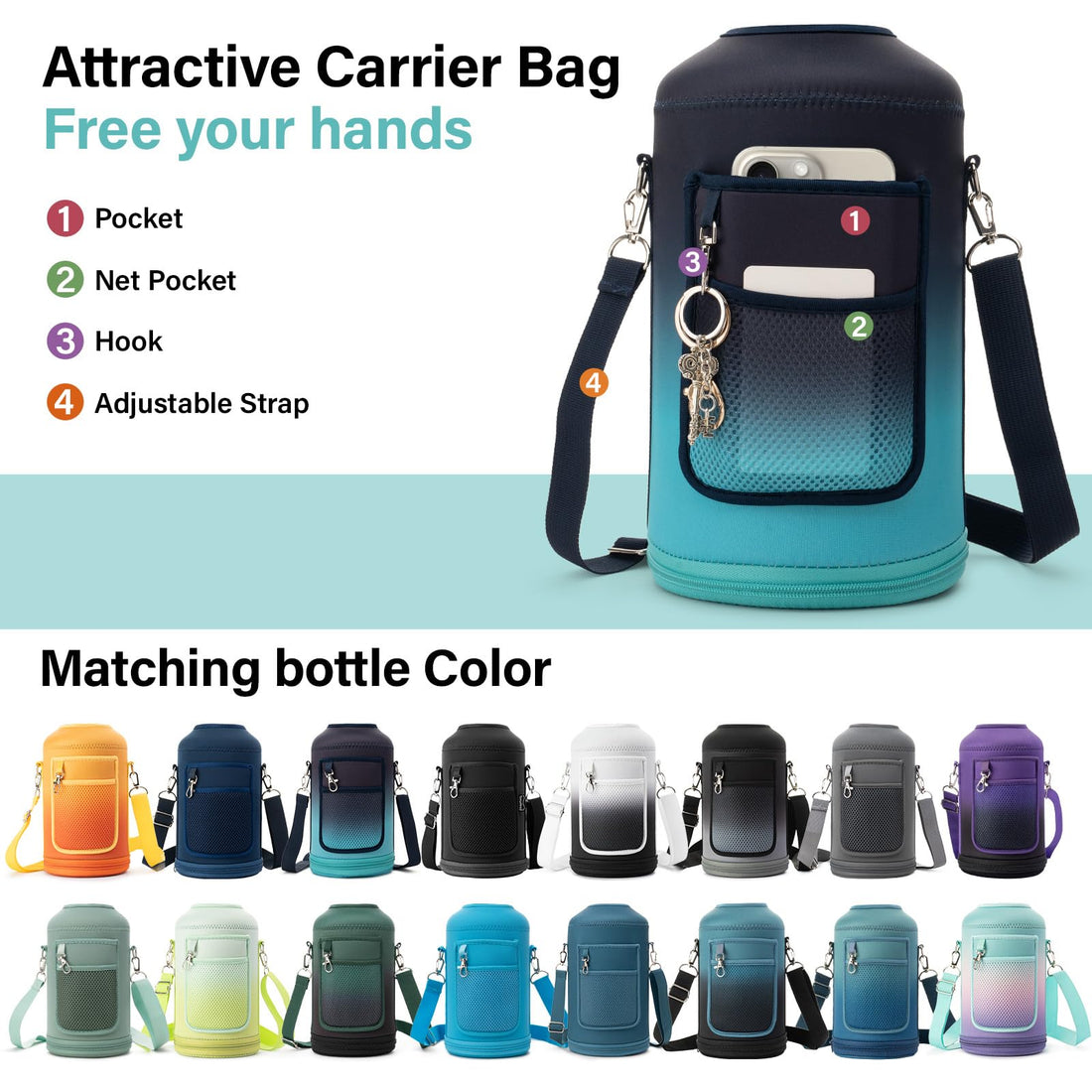 DYSANKY Insulated Vacuum Metal  Water Bottle