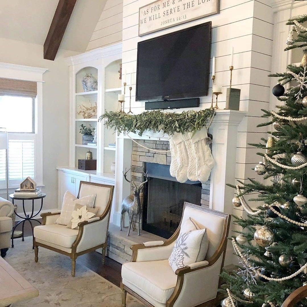 Fesciory 4 Pack 18 Inch Ivory Cable Knit Christmas Stockings