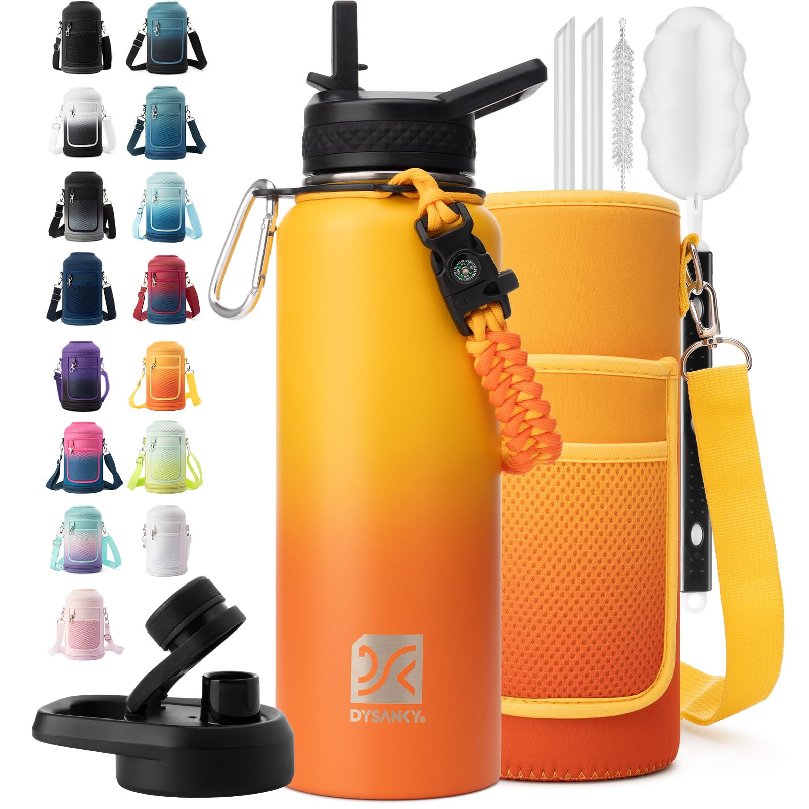 DYSANKY Insulated Vacuum Metal  Water Bottle