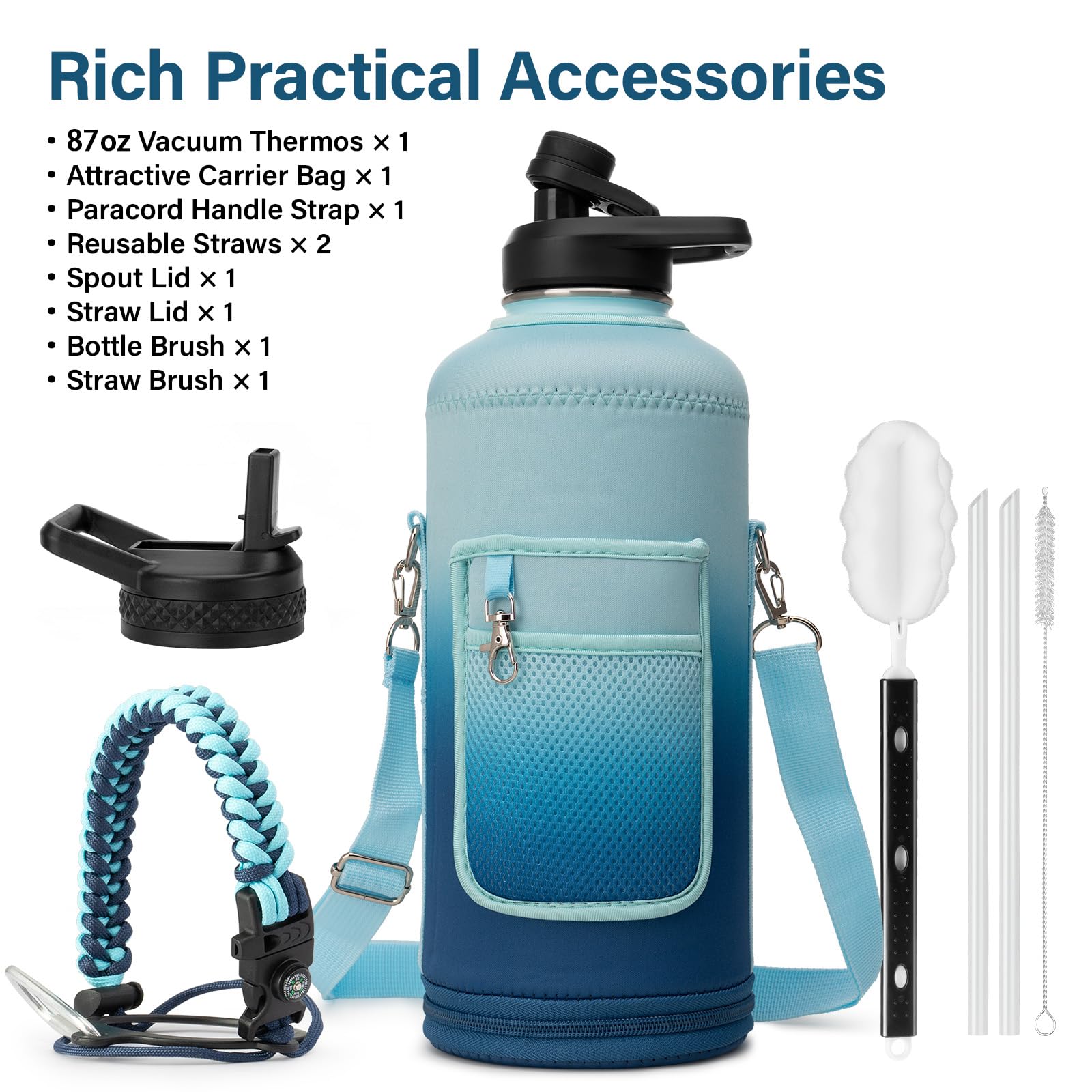 DYSANKY Insulated Vacuum Metal  Water Bottle