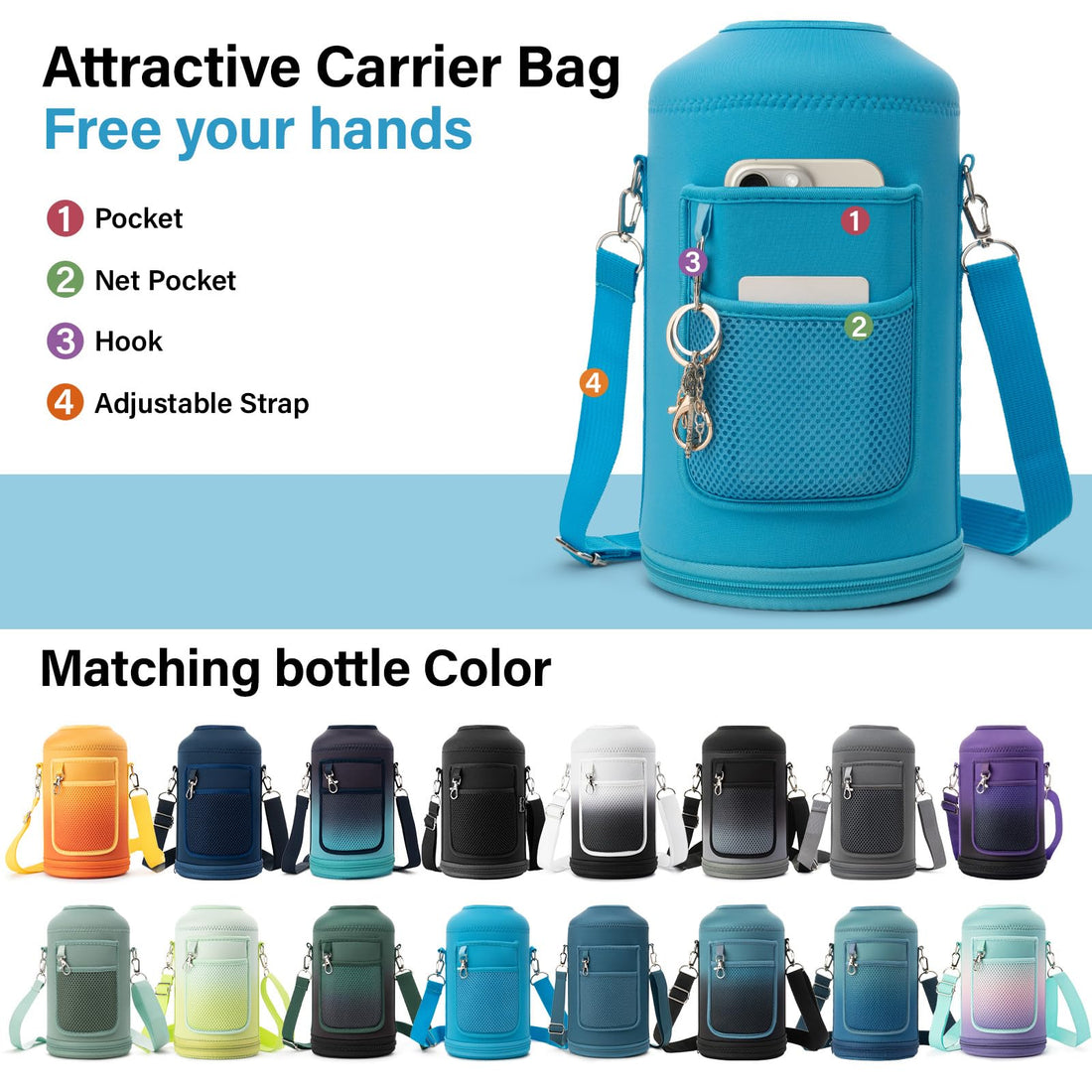 DYSANKY Insulated Vacuum Metal  Water Bottle