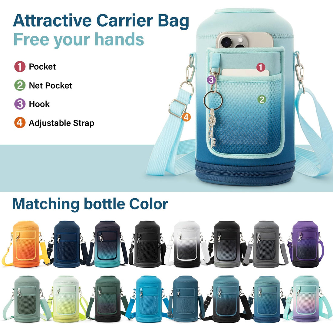 DYSANKY Insulated Vacuum Metal  Water Bottle