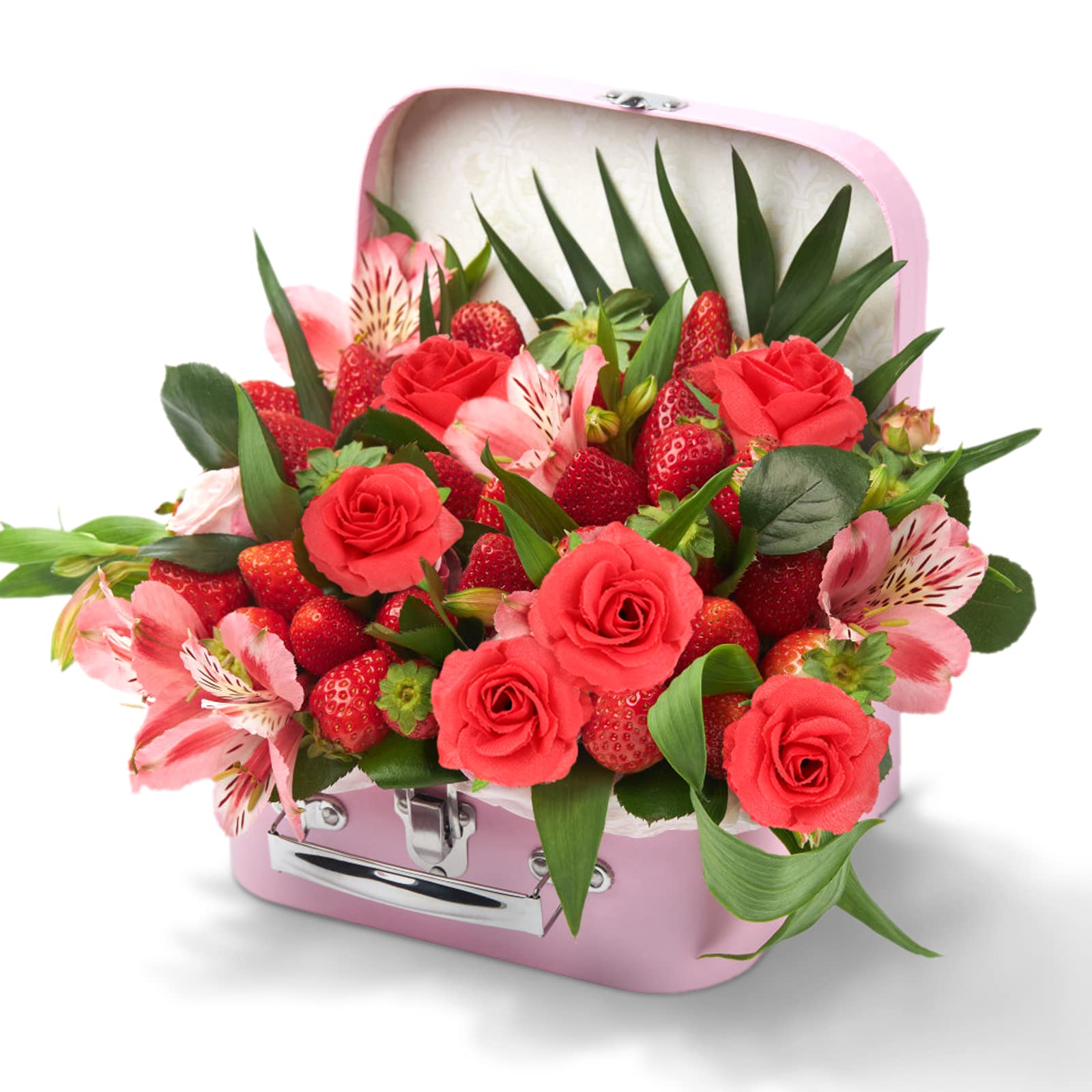 Kesoto 50pcs Red Roses Buds Artificial Flowers Bulk