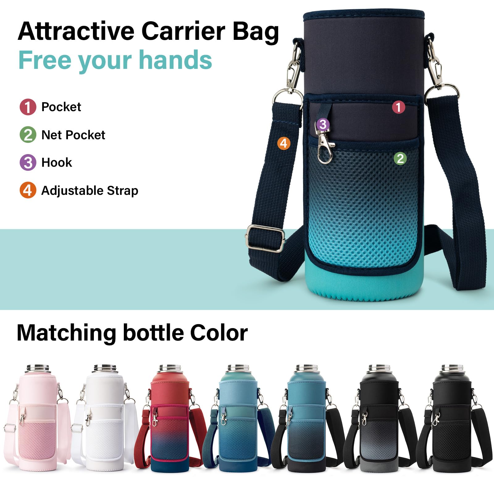 DYSANKY Insulated Vacuum Metal  Water Bottle