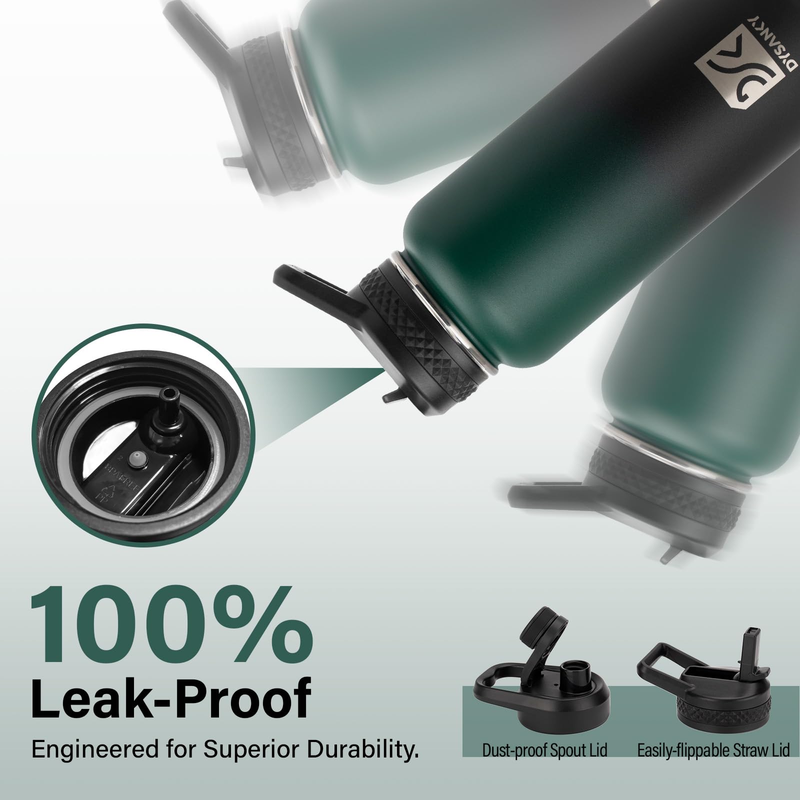 DYSANKY Insulated Vacuum Metal  Water Bottle