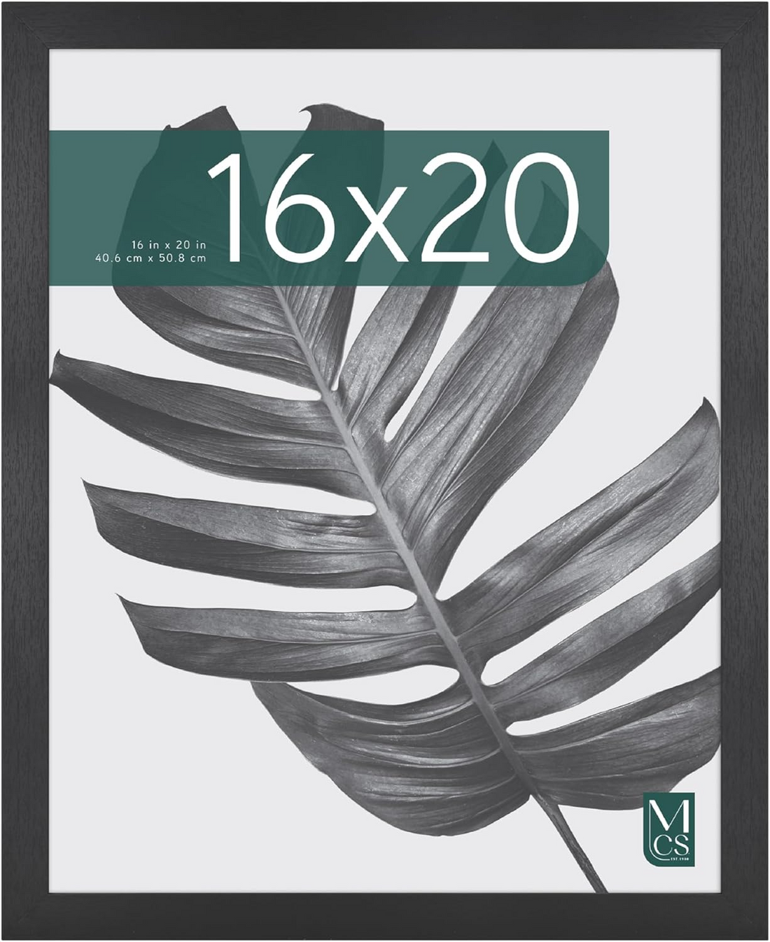 MCS Studio Gallery 16x20 Poster Frame Black Woodgrain