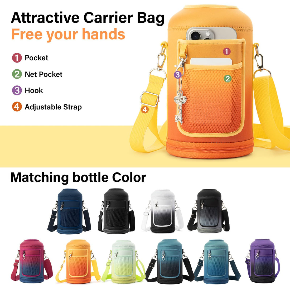 DYSANKY Insulated Vacuum Metal  Water Bottle