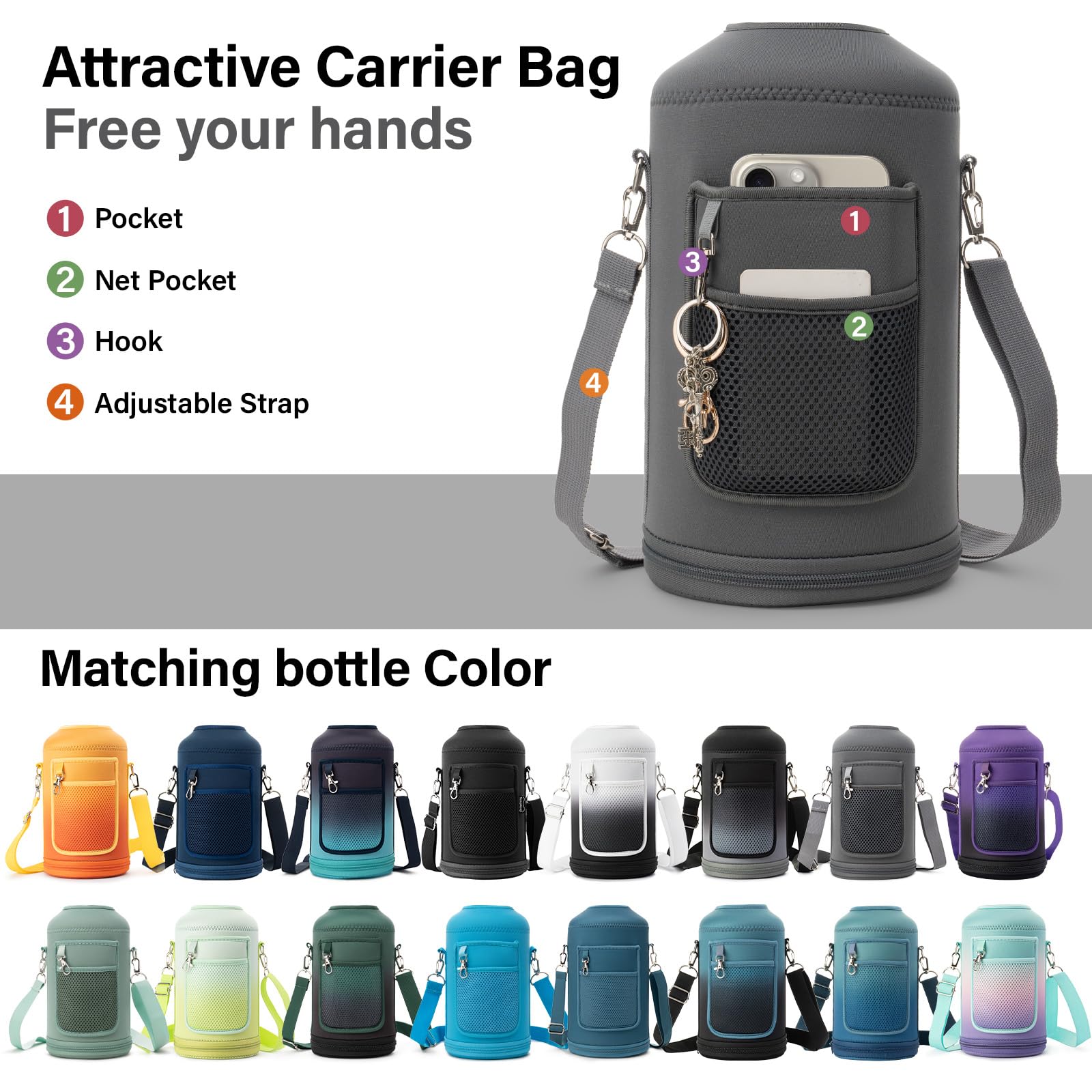 DYSANKY Insulated Vacuum Metal  Water Bottle