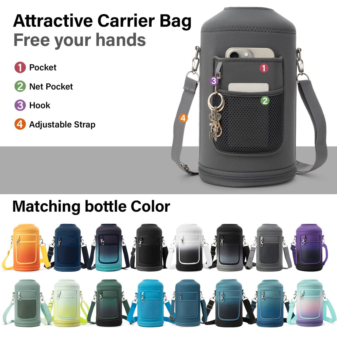 DYSANKY Insulated Vacuum Metal  Water Bottle