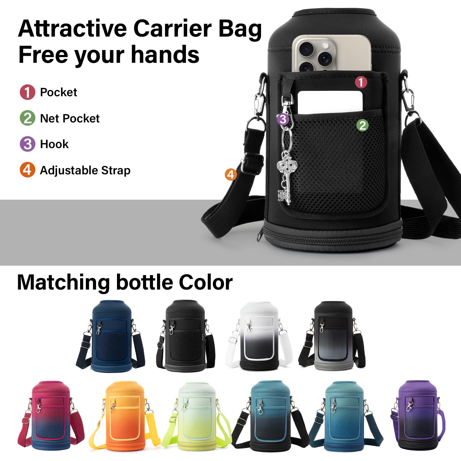 DYSANKY Insulated Vacuum Metal  Water Bottle