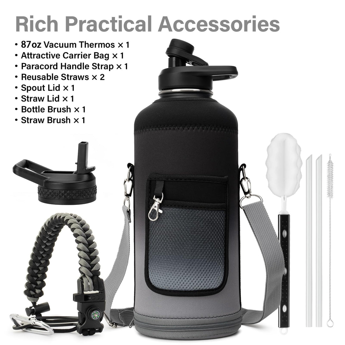 DYSANKY Insulated Vacuum Metal  Water Bottle