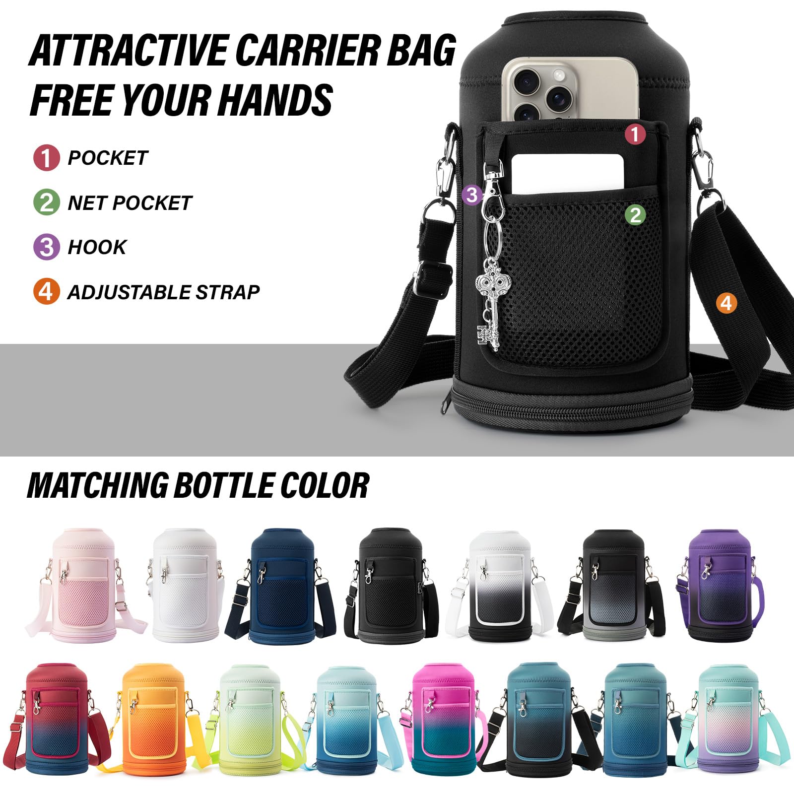 DYSANKY Insulated Vacuum Metal  Water Bottle