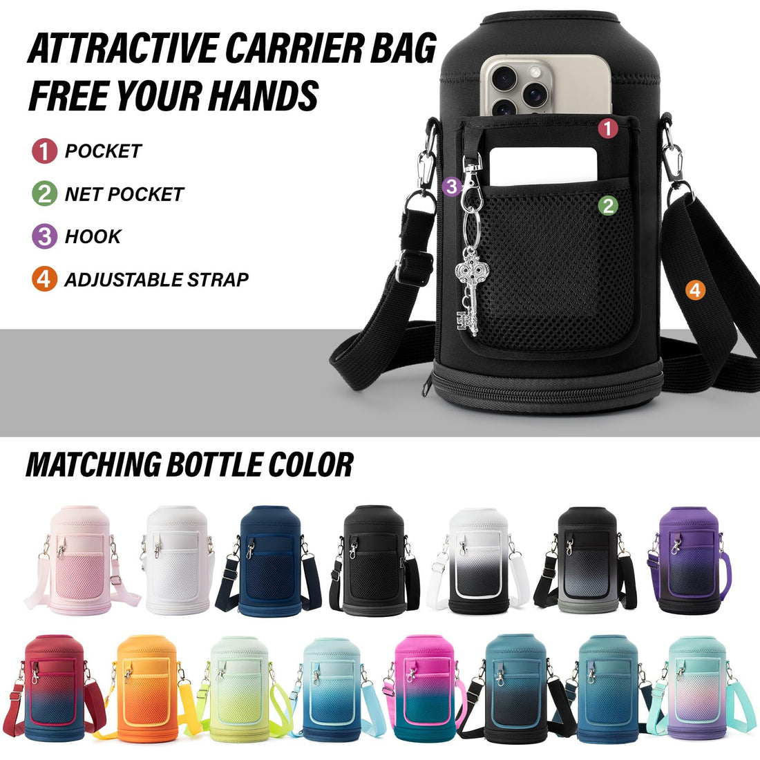 DYSANKY Insulated Vacuum Metal  Water Bottle