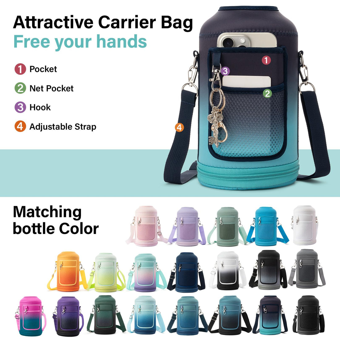 DYSANKY Insulated Vacuum Metal  Water Bottle