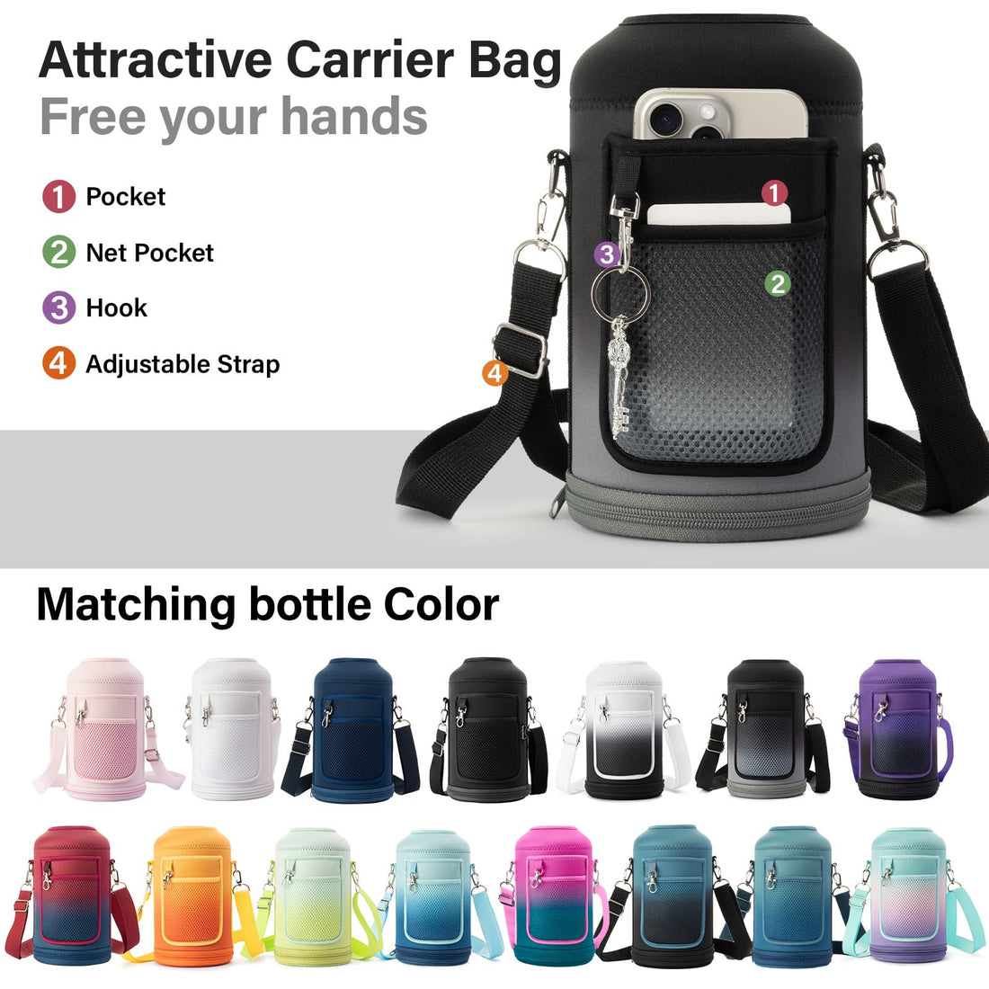 DYSANKY Insulated Vacuum Metal  Water Bottle